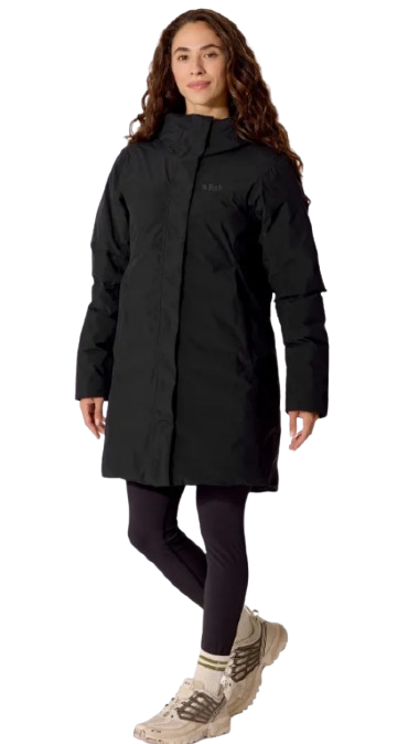 מעיל פוךעד הברך עמיד למים לנשים Rab - Valiance Waterproof Down Parka