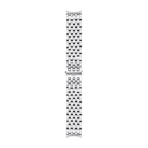 שעון TISSOT דגם T0636101103800 לגבר לוח כסוף רצועת פלדת אל חלד בצבע אפור – תמונה 2