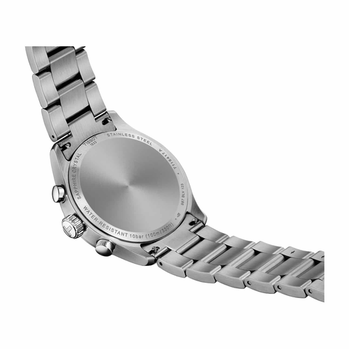 שעון TISSOT דגם T1164171104200 לגבר לוח כחול רצועת פלדת אל-חלד בצבע אפור – תמונה 3