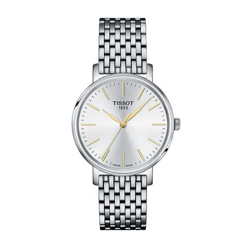 שעון TISSOT דגם T1432101101101 לאישה לוח שעון רצועת פלדת אל-חלד