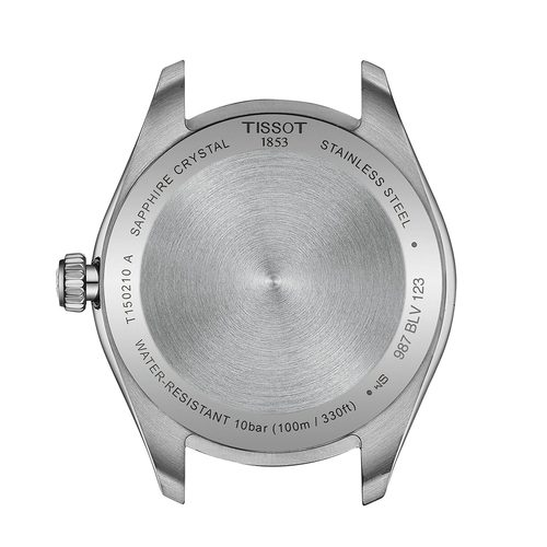 שעון TISSOT דגם T1502101133100 לאישה לוח ורוד רצועת פלדת אל-חלד בצבע כסף – תמונה 3