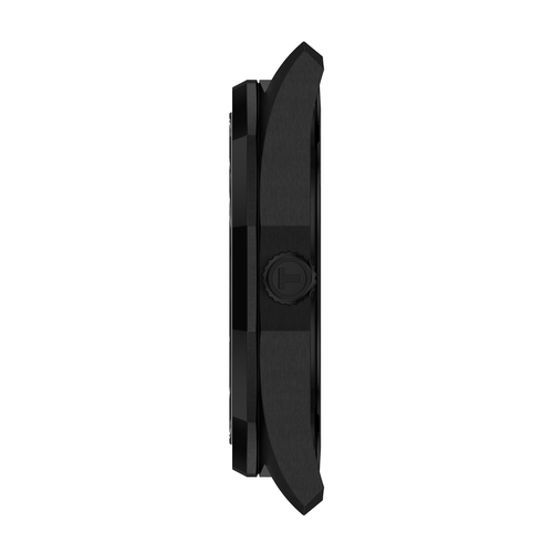 שעון TISSOT דגם T1514223305100 לגבר לוח שחור רצועת פלדת אל-חלד בצבע שחור – תמונה 4