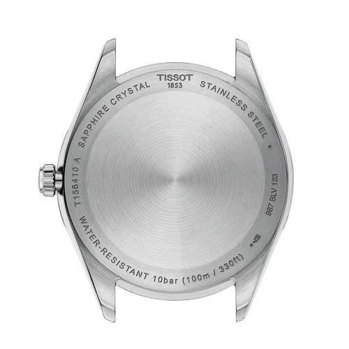 שעון TISSOT דגם T1564102204100 לגבר לוח כחול כהה רצועת פלדת אל-חלד – תמונה 3