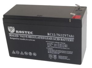 מצבר אטום 12V נטען לרכבים ממונעים לילדים RC12-7S קיבולת 7 אמפר שעה