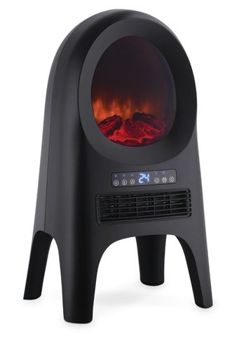 מפזר חום דיגיטלי קרמי עם אפקט קמין EL-41 2000W שחור אלקטרו חנן