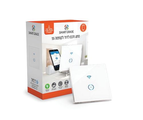 מפסק חכם לדוד תחת הטיח לבן SmartGrade