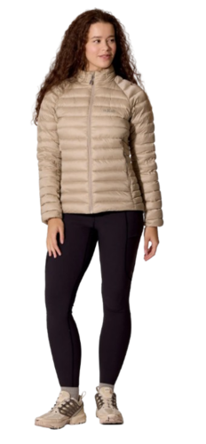 מעיל פוך מבודד לנשים Rab - Microlight Down Jacket
