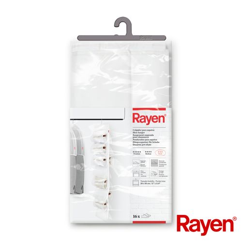 ארגונית נעליים נתלית ל־16 זוגות Rayen