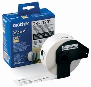 מדבקות מקוריות 29*90 מ"מ BROTHER DK-11201 (כמות 400 יח