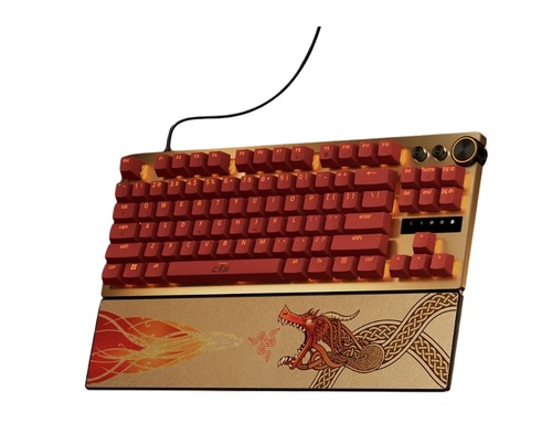 מקלדת גיימינג חוטית דגם Huntsman V3 Pro Tenkeyless Counter Strike 2 Edition מבית Razer