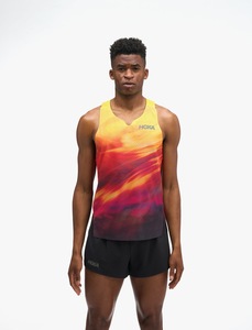 גופיית ריצה גברים RACE DAY SINGLET TR PRT-סיטרוס