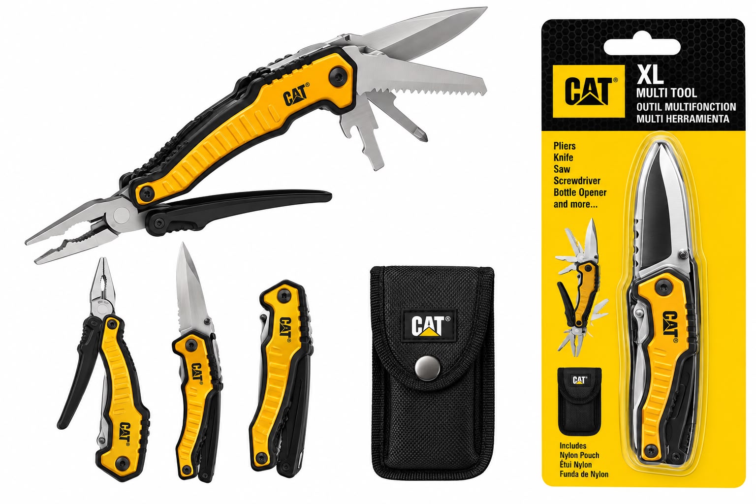אולר רב־שימושי CAT XL דגם 980045 עם נרתיק