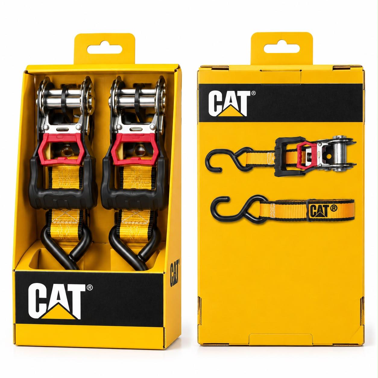 סט 2 רצועות קשירה עם ראצ’ט CAT 980479IE