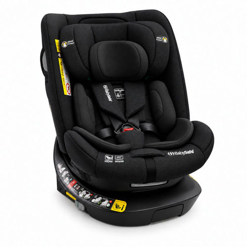 כיסא בטיחות בתקן I-SIZE G412 מסתובב 360º מבית  BabySafe (שחור)
