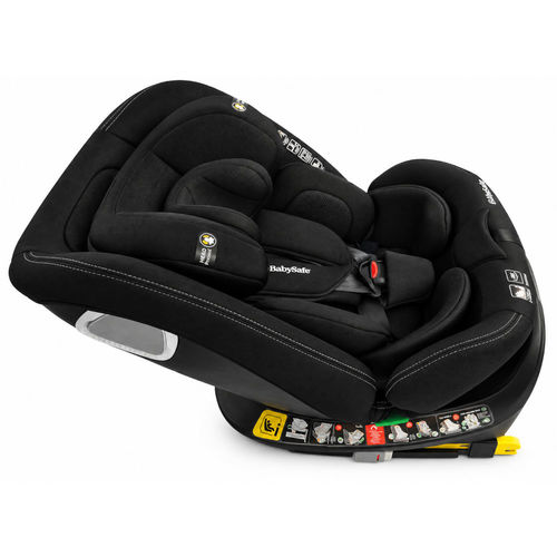 כיסא בטיחות בתקן I-SIZE G412 מסתובב 360º מבית  BabySafe (שחור)