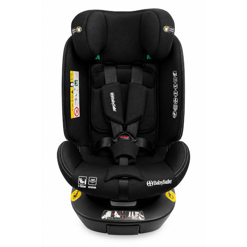 כיסא בטיחות בתקן I-SIZE G412 מסתובב 360º מבית  BabySafe (שחור)