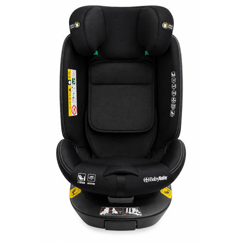 כיסא בטיחות בתקן I-SIZE G412 מסתובב 360º מבית  BabySafe (שחור)