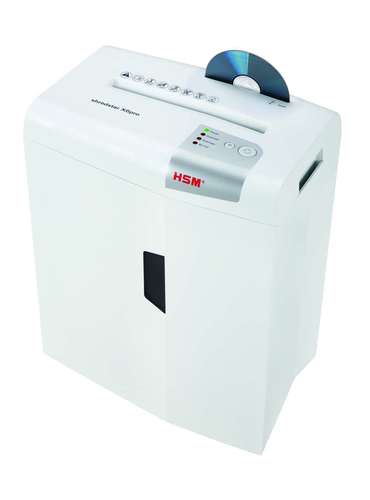 מגרסה HSM shredstar X6pro עם תקליטור בפתח ההזנה הנפרד