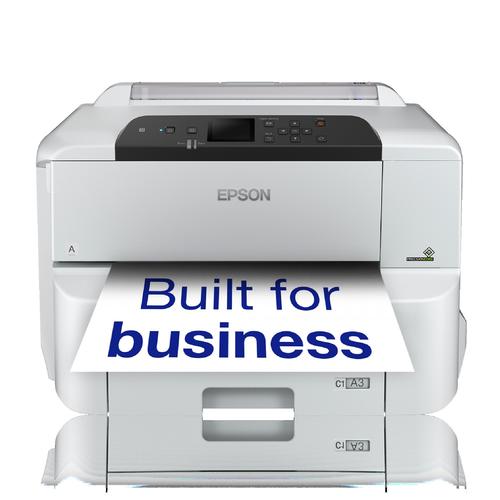 מדפסת הזרקת דיו A3 Epson WorkForce Pro WF-C8190DW – מבט מלפנים