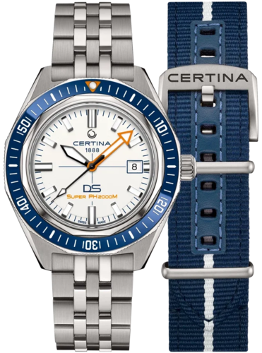 Certina C050.607.44.011.02 DS SUPER PH2000M TITANIUM צלילה 2000 מטר