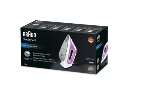 מגהץ קיטור כולל גיהוץ אנכי TexStyle 3 SI 3030 מבית Braun | בראון