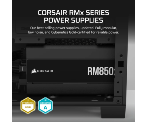 ספק כוח | Corsair RM850x | 850W Gold | ATX 3.1 Fully Modular