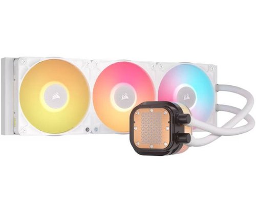 קירור נוזלי לבן | Corsair iCUE TITAN 360 RX | LCD White | 360mm AIO