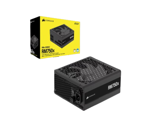 ספק כוח | Corsair RM750x | 750W 80 Plus Gold ATX3.1 Full MODULAR