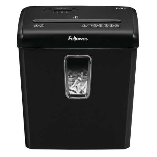 מגרסת נייר Fellowes Powershred P-30C – מבט ישר מלפנים