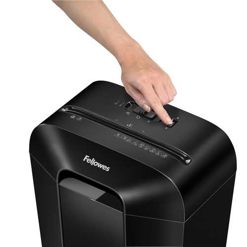 מגרסת נייר Fellowes Powershred LX45 – לוח הפעלה ונעילה