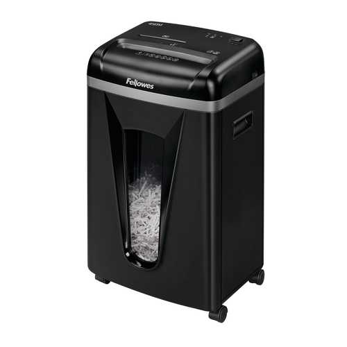 מגרסה Fellowes Powershred 450M – מבט אלכסוני משמאל