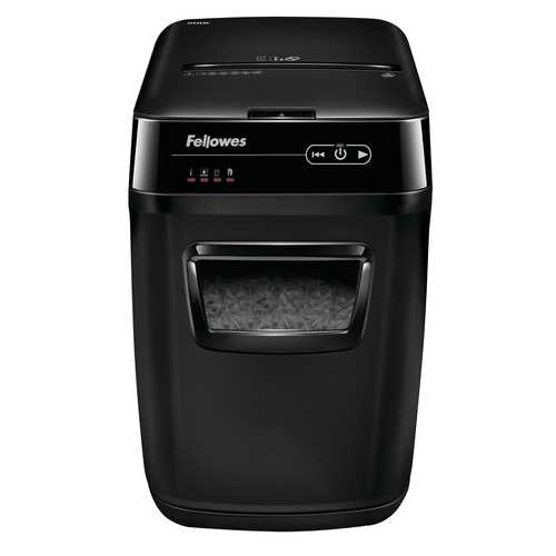 מגרסת נייר Fellowes AutoMax 200C – מבט ישר מלפנים