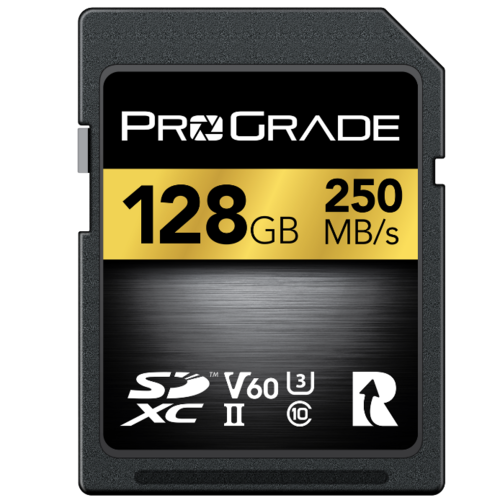 כרטיס זיכרון ProGrade Digital 128GB UHS-II SDXC V60