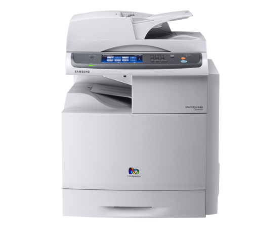 מדפסת לייזר צבעונית משולבת Samsung CLX-8385ND - מבט חזית