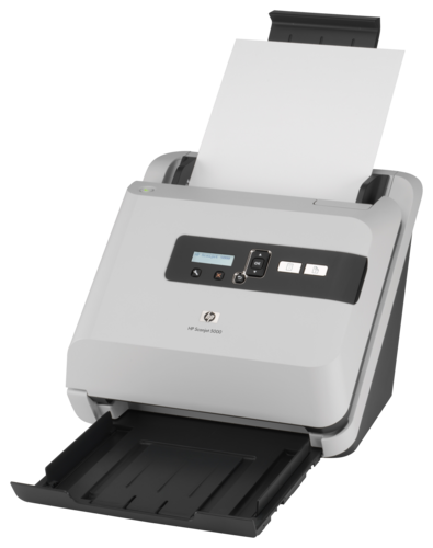 סורק מסמכים HP Scanjet 5000 עם מזין גיליונות - מבט קדמי מלמעלה