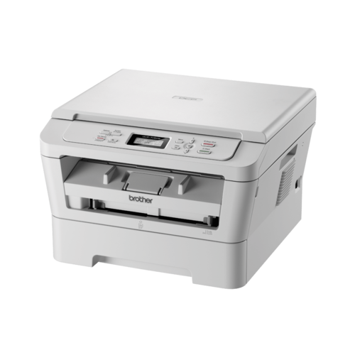 מדפסת משולבת לייזר שחור-לבן Brother DCP-7055W – מבט אלכסוני מימין
