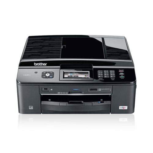מדפסת הזרקת דיו משולבת Brother MFC-J825DW עם מסך מגע – מבט מלפנים