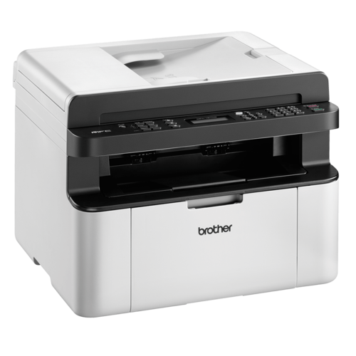 מדפסת לייזר משולבת Brother MFC-1910W שחור-לבן A4, מבט אלכסוני מצד ימין