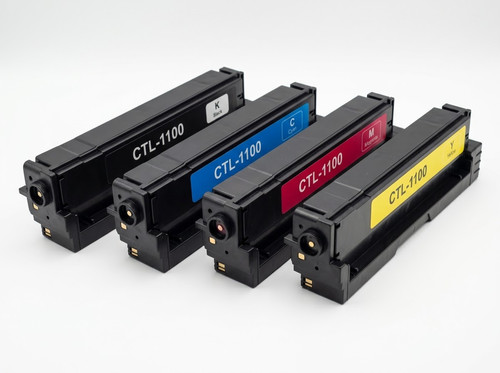 סט 4 טונרים תואמים Pantum CTL-1100H – שחור, כחול, אדום וצהוב