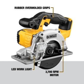 מסור עגול לחיתוך מתכת נטען דיוולט DeWalt 20V Max- גוף בלבד