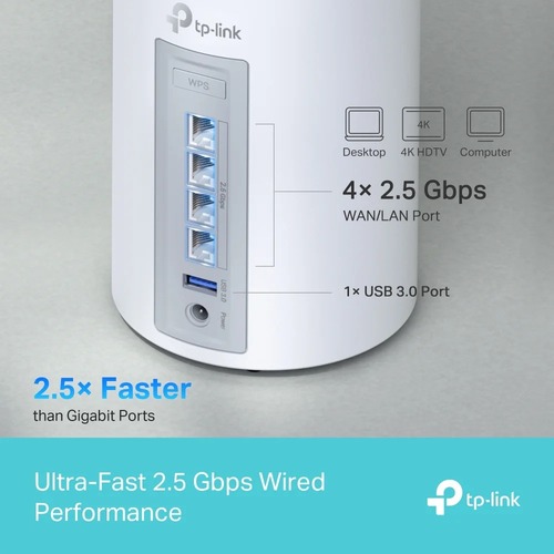 נתב מארז שתי יח Tp-Link Deco BE65 BE9300