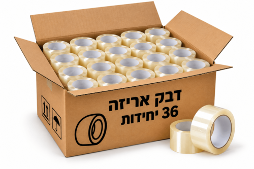 מארז 36 גלילי דבק למובילים