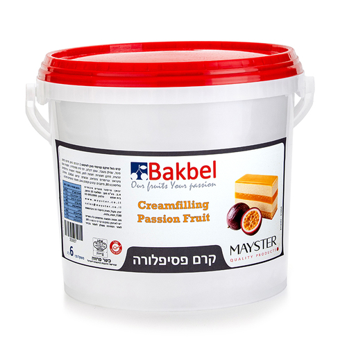 קרם פסיפלורה טבעי 6 קג Bakbel