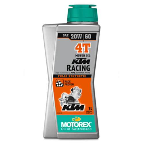 שמן מנוע מוטורקס למנועי 4 פעימות בנפח 1 ליטר – MOTOREX KTM RACING 4T 20W60