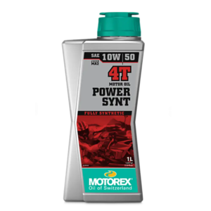 שמן מנוע מוטורקס למנועי 4 פעימות בנפח 1 ליטר – MOTOREX POWER SYNT 4T 10W50
