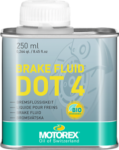 נוזל בלמים מוטורקס בנפח 250 מ”ל – MOTOREX DOT 4 BRAKE FLUID