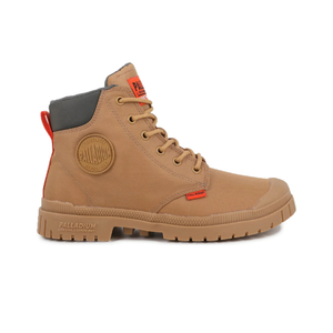 נעלי פלדיום אטומות למים בצבע קאמל | 41-46 | PAMPA SP20 CUFF WP+ WOODLIN WATERPROOF Palladium 76835-209-M