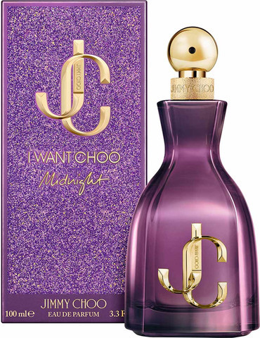 בושם לאישה ג'ימי צ'ו  JIMMY CHOO I WANT CHOO MIDNIGHT 100 ML E.D.P 