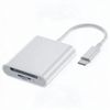 קורא כרטיסים Micro SD ו-SD לטלפון Type-C