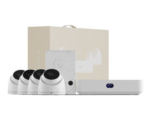 ערכת הקלטת וידאו רשתית ומצלמות אבטחה UNVR-Instant-Kit
